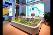售樓部正常使用三類沙盤模型，建筑區(qū)域和戶型